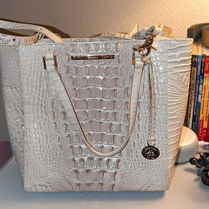 Brahmin Harrison Carryall Crocodile Handbag